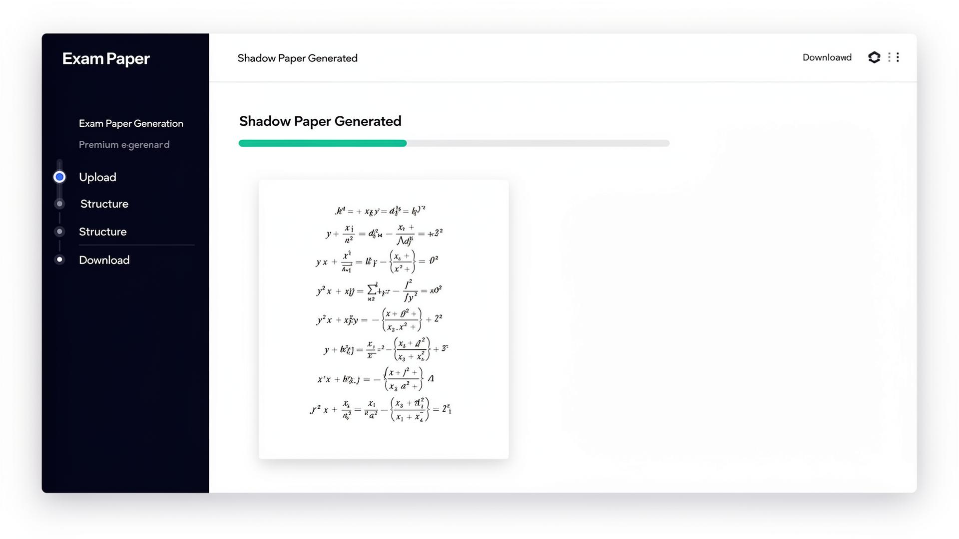 MathShadow — Shadow Paper Generator
